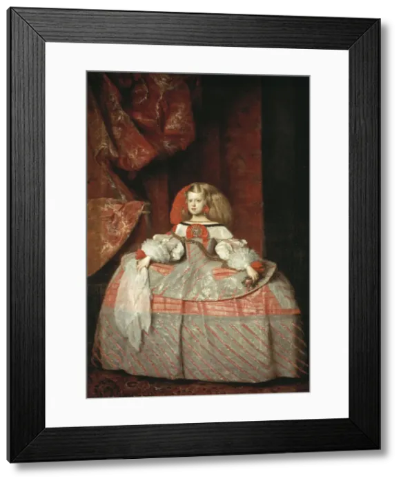 Framed Print : Portrait of the Infanta Margaret Theresa, ca 1665. Artist: Martinez del Mazo, Juan Bautista (1605-1667) Framed Print : Portrait of the Infanta Margaret Theresa, ca 1665. Artist: Martinez del Mazo, Juan Bautista (1605-1667)