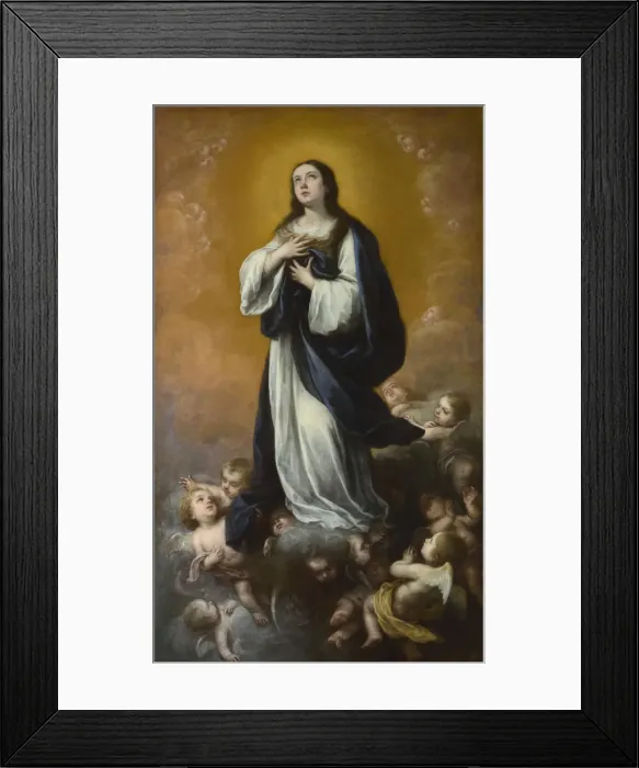 Framed Print : The Immaculate Conception of the Virgin, Mid of 17th cen Artist: Murillo, Bartolome Esteban (1617-1682) Framed Print : The Immaculate Conception of the Virgin, Mid of 17th cen Artist: Murillo, Bartolome Esteban (1617-1682)