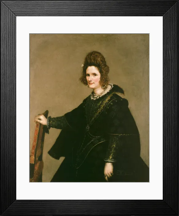 Framed Print : Portrait of a Lady, c. 1630. Artist: Velazquez, Diego (1599-1660) Framed Print : Portrait of a Lady, c. 1630. Artist: Velazquez, Diego (1599-1660)