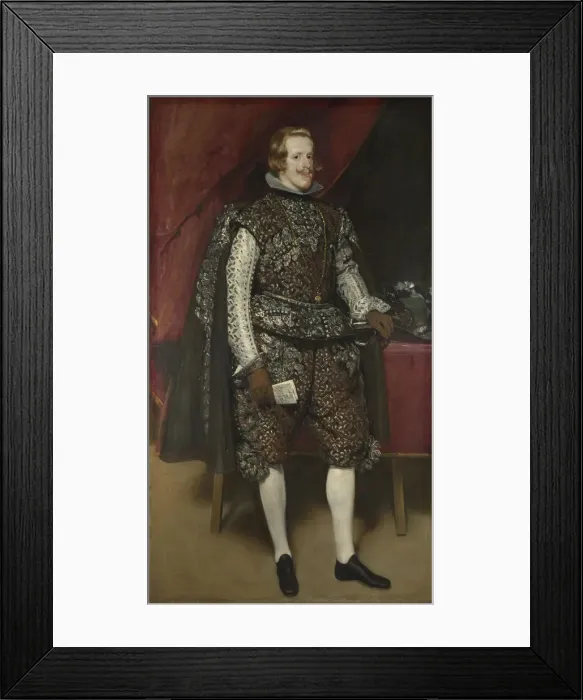 Framed Print : Philip IV of Spain in Brown and Silver, ca 1631. Artist: Velazquez, Diego (1599-1660) Framed Print : Philip IV of Spain in Brown and Silver, ca 1631. Artist: Velazquez, Diego (1599-1660)