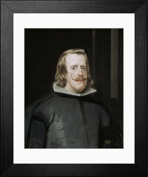 Framed Print : Portrait of Philip IV of Spain, c. 1653. Artist: Velazquez, Diego (1599-1660) Framed Print : Portrait of Philip IV of Spain, c. 1653. Artist: Velazquez, Diego (1599-1660)