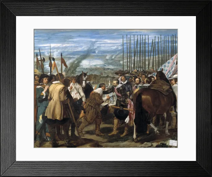 Framed Print : The Surrender of Breda (Las lanzas), 1635. Artist: Velazquez, Diego (1599-1660) Framed Print : The Surrender of Breda (Las lanzas), 1635. Artist: Velazquez, Diego (1599-1660)