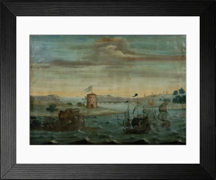 Framed Print : The Siege of Vyborg, 1710s. Artist: Anonymous Framed Print : The Siege of Vyborg, 1710s. Artist: Anonymous