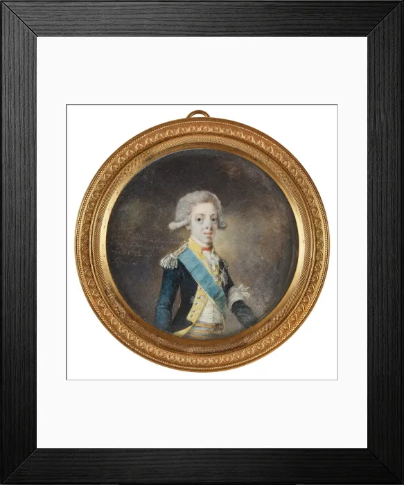 Framed Print : Portrait of Gustav IV Adolf of Sweden, 1792. Artist: Lafrensen, Niclas (1737-1807) Framed Print : Portrait of Gustav IV Adolf of Sweden, 1792. Artist: Lafrensen, Niclas (1737-1807)
