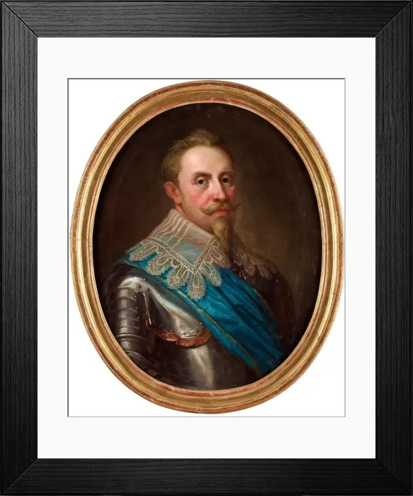 Framed Print : Gustavus Adolphus of Sweden. Artist: Pasch, Lorenz II (1733-1805) Framed Print : Gustavus Adolphus of Sweden. Artist: Pasch, Lorenz II (1733-1805)