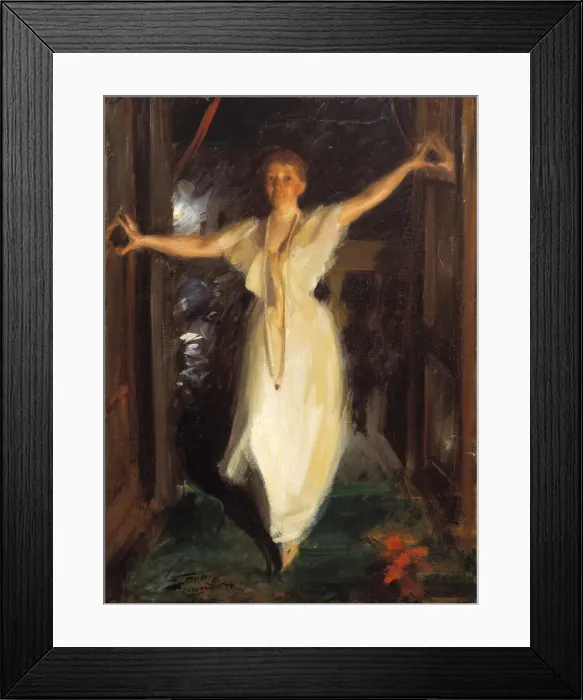 Framed Print : Isabella Stewart Gardner in Venice, 1894. Artist: Zorn, Anders Leonard (1860-1920) Framed Print : Isabella Stewart Gardner in Venice, 1894. Artist: Zorn, Anders Leonard (1860-1920)
