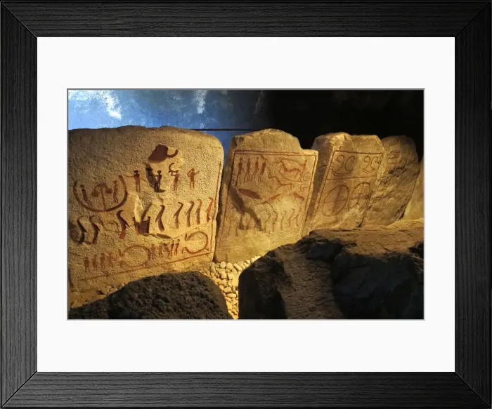 Framed Print : The Kings Grave near Kivik (Kungagraven), 1 Half of the 2nd millenium BC. Artist: Bronze Age culture Framed Print : The Kings Grave near Kivik (Kungagraven), 1 Half of the 2nd millenium BC. Artist: Bronze Age culture
