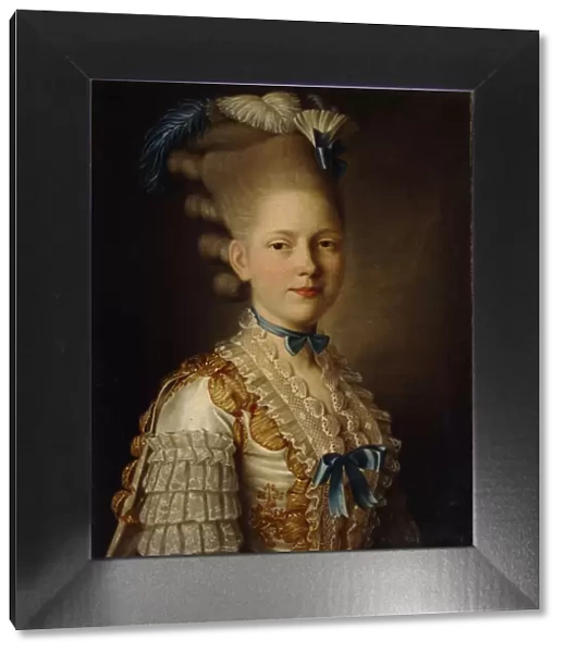 Portrait of Countess Kh. Obolenskaya, ca 1776. Artist: Roslin, Alexander (1718-1793)