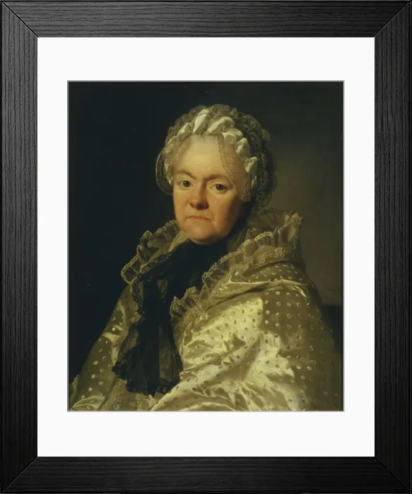 Framed Print : Portrait of Countess Ekaterina Andreyevna Chernysheva, nee Ushakova (1715-1779), 1776. Artist: Roslin, Alexander (1718-1793) Framed Print : Portrait of Countess Ekaterina Andreyevna Chernysheva, nee Ushakova (1715-1779), 1776. Artist: Roslin, Alexander (1718-1793)