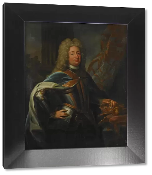 Portrait of the King Frederick I of Sweden (1676-1751). Artist: Schroeder, Georg Engelhard (1684-1750)