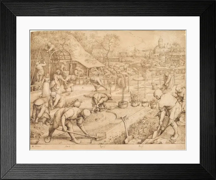 Framed Print : Spring, 1565. Artist: Bruegel (Brueghel), Pieter, the Elder (ca 1525-1569) Framed Print : Spring, 1565. Artist: Bruegel (Brueghel), Pieter, the Elder (ca 1525-1569)