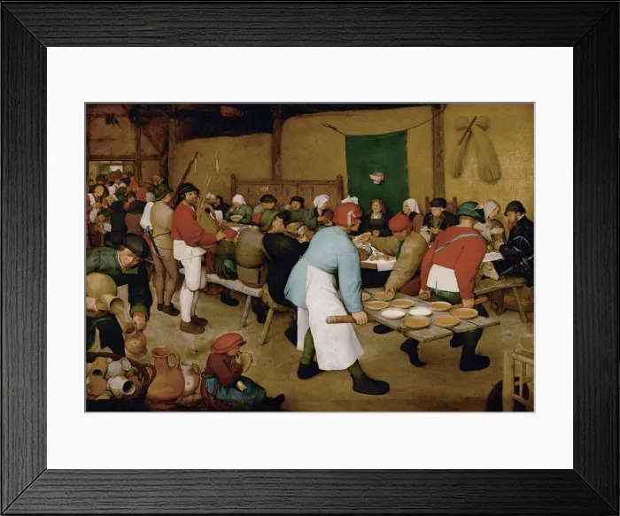 Framed Print : The Peasant Wedding, ca 1568. Artist: Bruegel (Brueghel), Pieter, the Elder (ca 1525-1569) Framed Print : The Peasant Wedding, ca 1568. Artist: Bruegel (Brueghel), Pieter, the Elder (ca 1525-1569)
