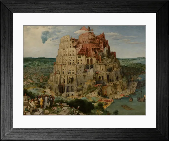 Framed Print : The Tower of Babel, 1563. Artist: Bruegel (Brueghel), Pieter, the Elder (ca 1525-1569) Framed Print : The Tower of Babel, 1563. Artist: Bruegel (Brueghel), Pieter, the Elder (ca 1525-1569)