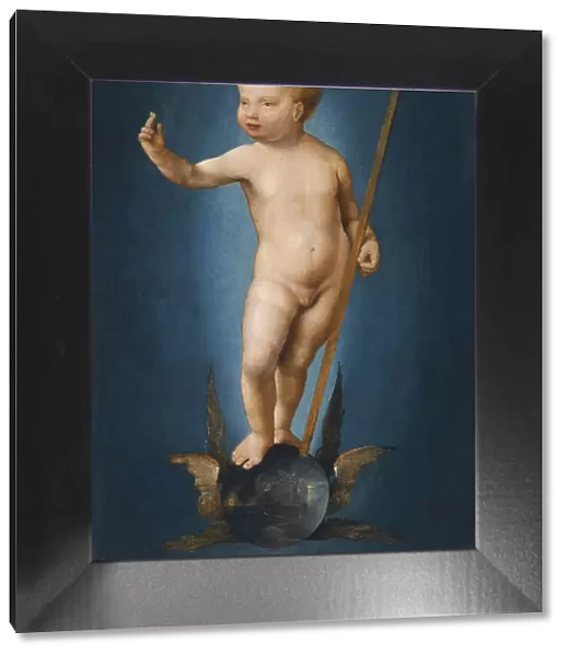 The Infant Christ on the Orb of the World, ca 1530. Artist: Cleve, Joos, van (ca. 1485-1540)