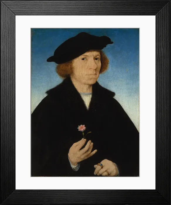 Framed Print : Self-Portrait, c. 1519. Artist: Cleve, Joos, van (ca. 1485-1540) Framed Print : Self-Portrait, c. 1519. Artist: Cleve, Joos, van (ca. 1485-1540)