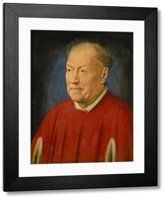 Framed Print : Cardinal Niccolo Albergati (1375-1443), ca 1435. Artist: Eyck, Jan van (1390-1441) Framed Print : Cardinal Niccolo Albergati (1375-1443), ca 1435. Artist: Eyck, Jan van (1390-1441)