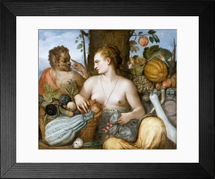 Framed Print : Pomona, 1565. Artist: Floris, Frans, the Elder (1519-1570) Framed Print : Pomona, 1565. Artist: Floris, Frans, the Elder (1519-1570)