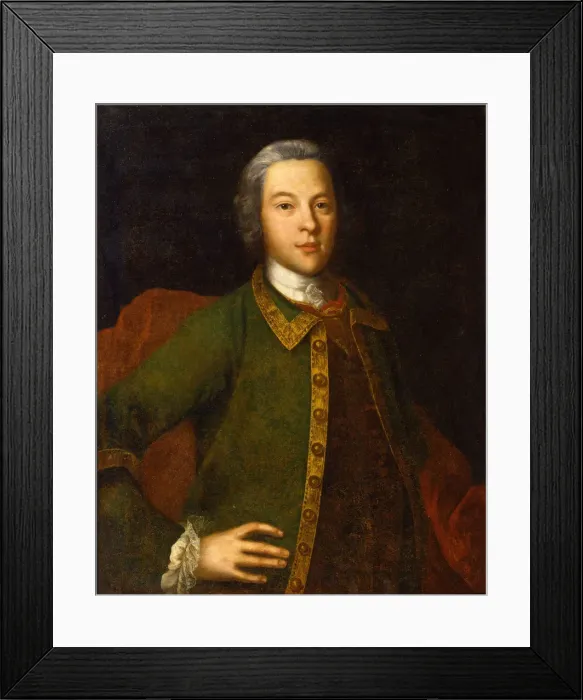 Framed Print : Portrait of Count Petr Panin (1721?1789), 1742. Artist: Vishnyakov, Ivan Yakovlevich (1699-1761) Framed Print : Portrait of Count Petr Panin (1721?1789), 1742. Artist: Vishnyakov, Ivan Yakovlevich (1699-1761)