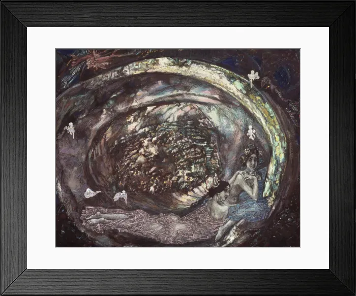Framed Print : Pearl, 1904. Artist: Vrubel, Mikhail Alexandrovich (1856-1910) Framed Print : Pearl, 1904. Artist: Vrubel, Mikhail Alexandrovich (1856-1910)