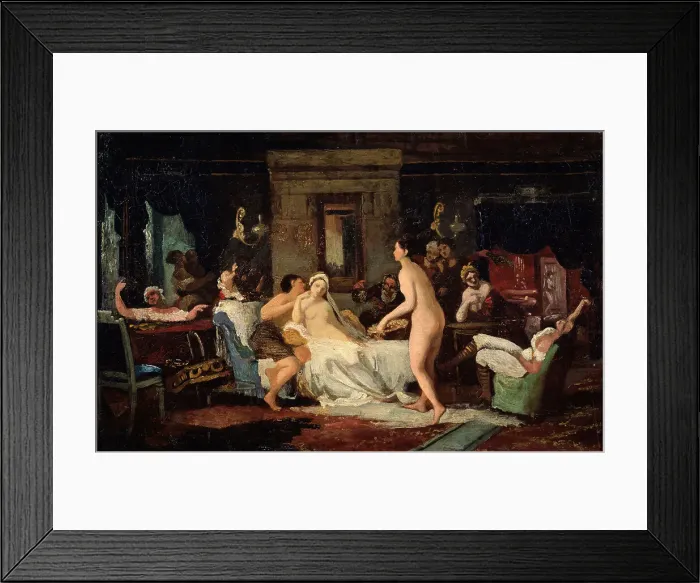 Framed Print : Eve-of-the-wedding Party in a Bath, 1885. Artist: Zhuravlev, Firs Sergeevich (1836-1901) Framed Print : Eve-of-the-wedding Party in a Bath, 1885. Artist: Zhuravlev, Firs Sergeevich (1836-1901)
