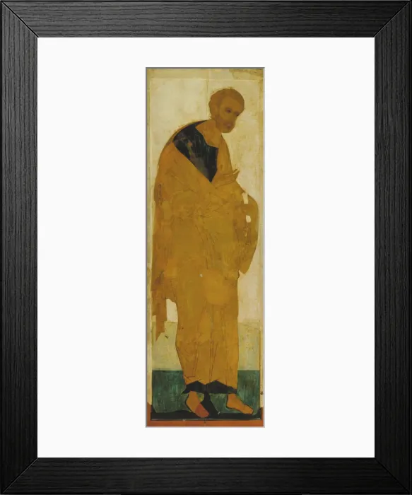 Framed Print : The Apostle Peter (From the Deesis Range), ca 1408. Artist: Rublev, Andrei (1360 / 70-1430) Framed Print : The Apostle Peter (From the Deesis Range), ca 1408. Artist: Rublev, Andrei (1360 / 70-1430)