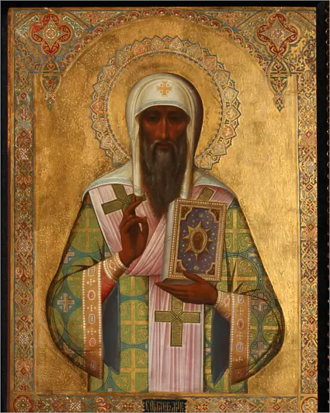 Metropolitan Theognostus of Kiev, Early 20th cen Artist: Russian icon
