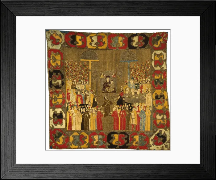 Framed Print : Palm Sunday Procession in Moscow on April 8, 1498. Zoe Palaiologina with daughters (left under), Ivan III, Elena of Wallachia, D, 1498. Artist: Ancient Russian Art Framed Print : Palm Sunday Procession in Moscow on April 8, 1498. Zoe Palaiologina with daughters (left under), Ivan III, Elena of Wallachia, D, 1498. Artist: Ancient Russian Art