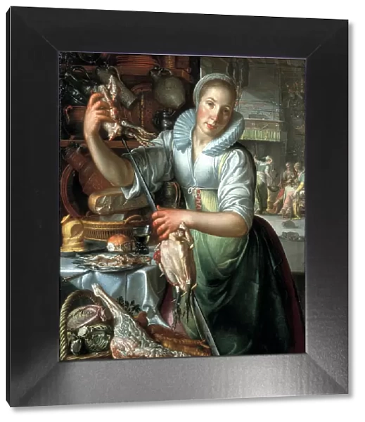 The kitchen maid, ca 1620-1625. Artist: Wtewael, Joachim (1566-1638)