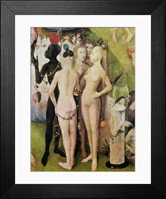 Framed Print : The Garden of Earthly Delights (Detail of the centre panel), c. 1500. Artist: Bosch, Hieronymus (c. 1450-1516) Framed Print : The Garden of Earthly Delights (Detail of the centre panel), c. 1500. Artist: Bosch, Hieronymus (c. 1450-1516)