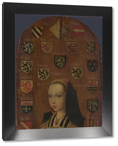 Margaret of Austria (1480-1530), c. 1495. Artist: Coninxloo, Pieter van (?-1513)