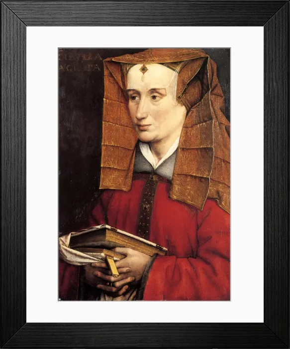Framed Print : Portrait of a Lady, 1530s-1540s. Artist: Daret, Jacques (ca 1404-ca 1470) Framed Print : Portrait of a Lady, 1530s-1540s. Artist: Daret, Jacques (ca 1404-ca 1470)