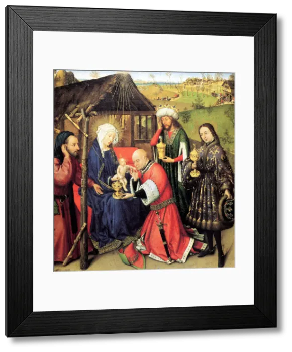 Framed Print : The Adoration of the Magi, c. 1440. Artist: Daret, Jacques (ca 1404-ca 1470) Framed Print : The Adoration of the Magi, c. 1440. Artist: Daret, Jacques (ca 1404-ca 1470)