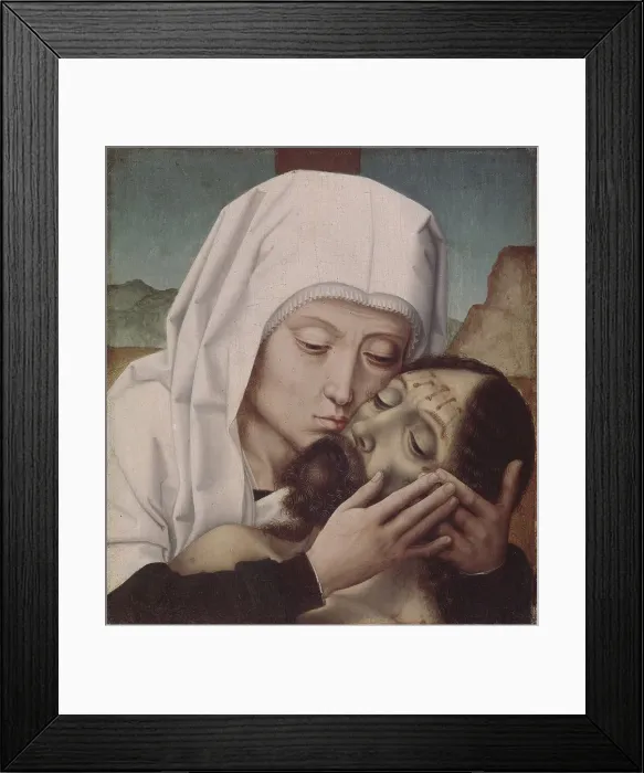 Framed Print : The Lamentation over the Dead Christ. Artist: David, Gerard (ca. 1460-1523) Framed Print : The Lamentation over the Dead Christ. Artist: David, Gerard (ca. 1460-1523)