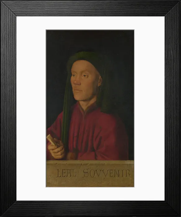 Framed Print : Leal Souvenir (Loyal Remembrance), 1432. Artist: Eyck, Jan van (1390-1441) Framed Print : Leal Souvenir (Loyal Remembrance), 1432. Artist: Eyck, Jan van (1390-1441)