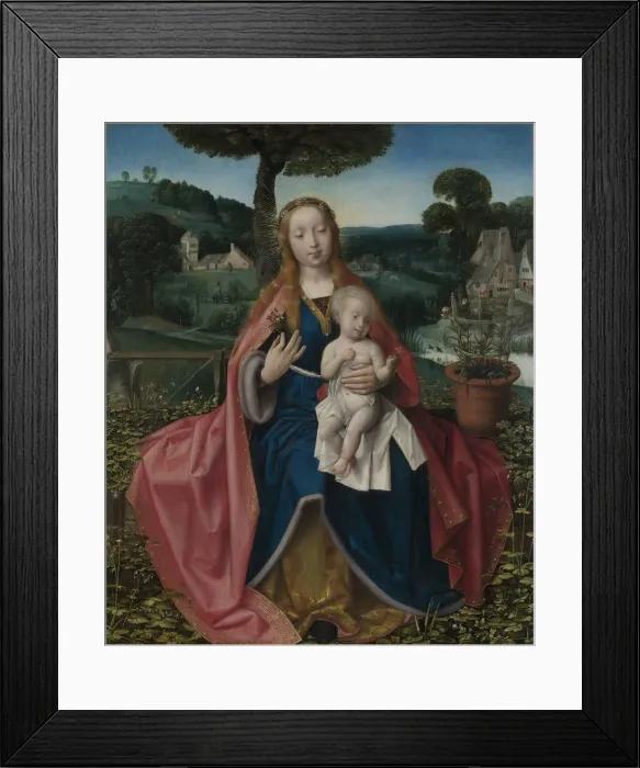 Framed Print : The Virgin and Child in a Landscape, Early16th cen Artist: Provost (Provoost), Jan (1465-1529) Framed Print : The Virgin and Child in a Landscape, Early16th cen Artist: Provost (Provoost), Jan (1465-1529)