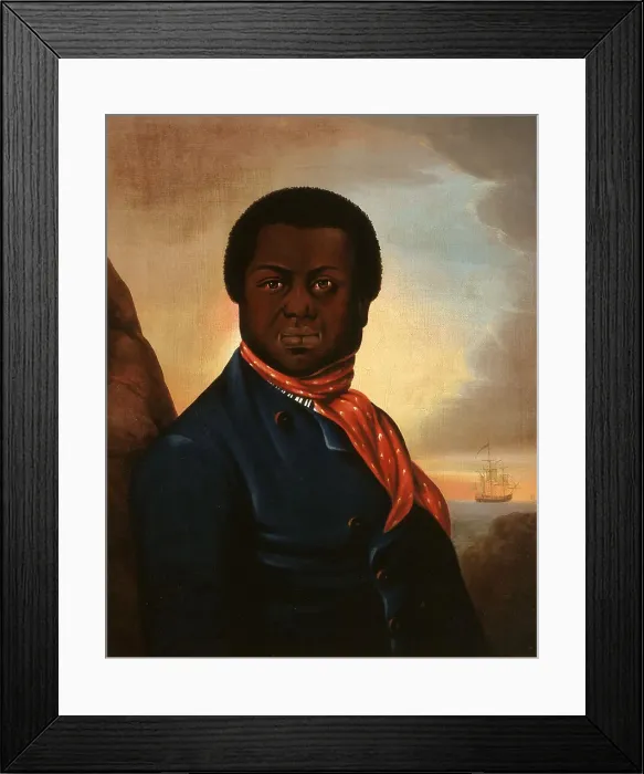 Framed Print : Portrait of a Black Sailor (Paul Cuffe?), c. 1880. Artist: Anonymous Framed Print : Portrait of a Black Sailor (Paul Cuffe?), c. 1880. Artist: Anonymous