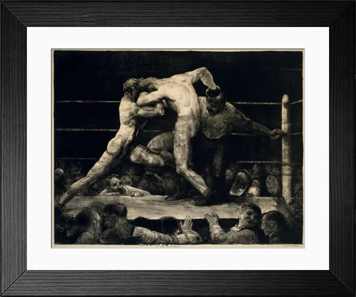 Framed Print : A Stag at Sharkeys, 1917. Artist: Bellows, George (1882-1925) Framed Print : A Stag at Sharkeys, 1917. Artist: Bellows, George (1882-1925)