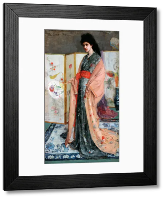 Framed Print : La Princesse du Pay de la Porcelaine, 1864. Artist: Whistler, James Abbott McNeill (1834-1903) Framed Print : La Princesse du Pay de la Porcelaine, 1864. Artist: Whistler, James Abbott McNeill (1834-1903)