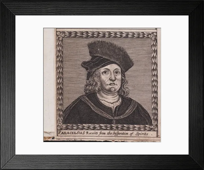 Framed Print : Paracelsus (From: The order of the Inspirati), 1659. Artist: Anonymous Framed Print : Paracelsus (From: The order of the Inspirati), 1659. Artist: Anonymous