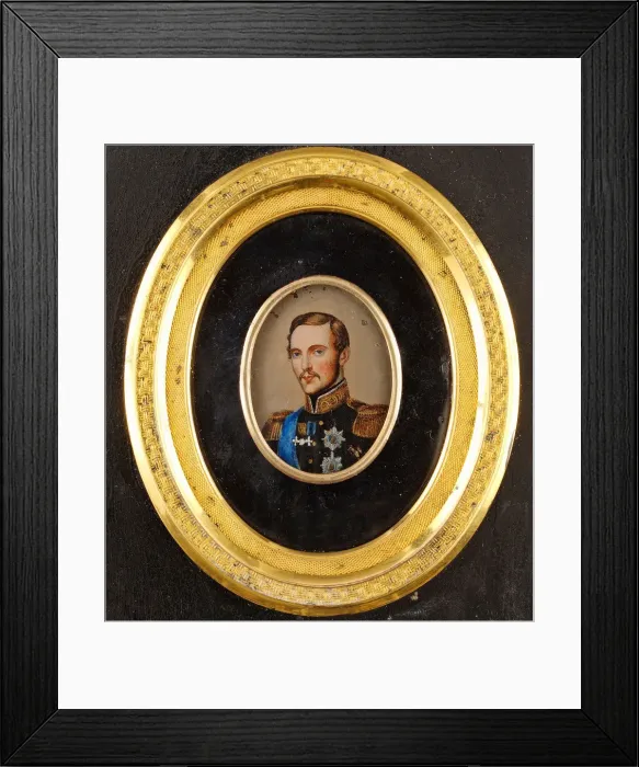Framed Print : Portrait of Emperor Alexander II (1818-1881), 1840s. Artist: Anonymous Framed Print : Portrait of Emperor Alexander II (1818-1881), 1840s. Artist: Anonymous