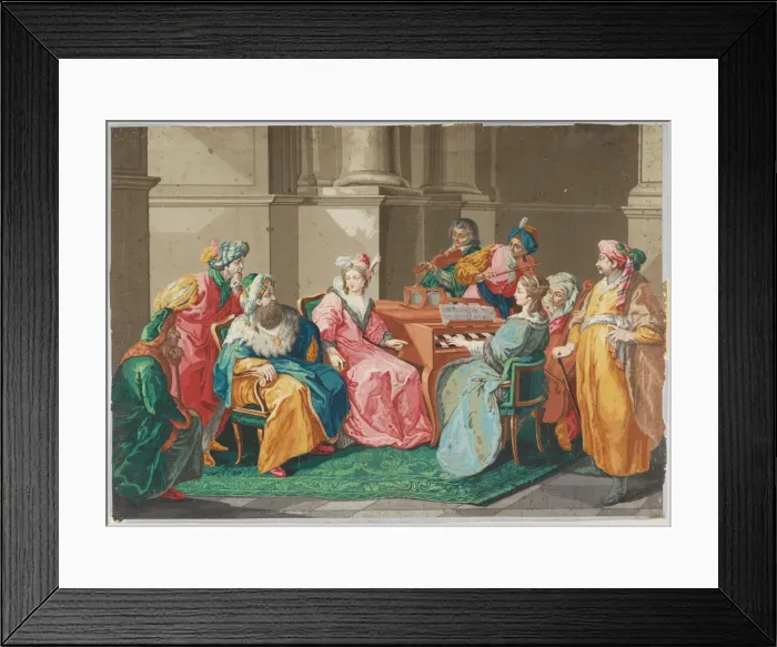 Framed Print : Overdoor, 1825-1826. Artist: Anonymous Framed Print : Overdoor, 1825-1826. Artist: Anonymous
