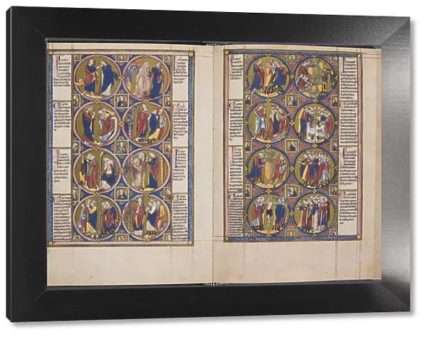 The Creation. Bible moralisee (Codex Vindobonensis 2554), ca 1250. Artist: Anonymous