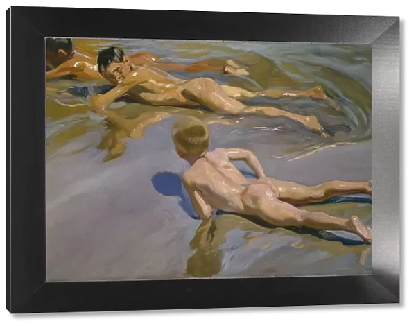 Boys on the Beach, 1909. Artist: Sorolla y Bastida, Joaquin (1863-1923)