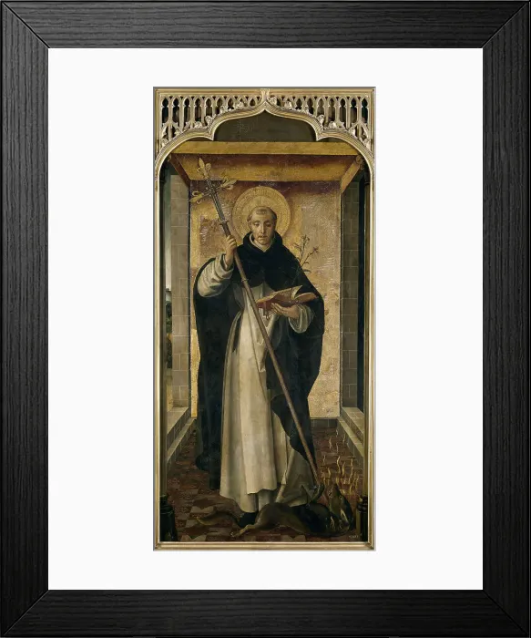 Framed Print : Saint Dominic, 1493-1499. Artist: Berruguete, Pedro (1450-1503) Framed Print : Saint Dominic, 1493-1499. Artist: Berruguete, Pedro (1450-1503)