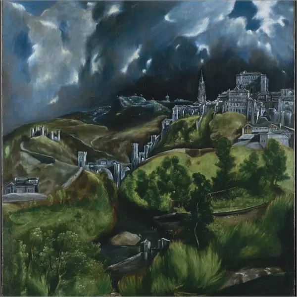 View of Toledo, c. 1598. Artist: El Greco, Dominico (1541-1614)