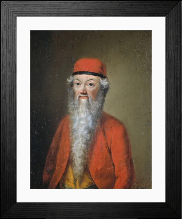 Framed Print : Self-Portrait, 1789. Artist: Liotard, Jean-Etienne (1702-1789) Framed Print : Self-Portrait, 1789. Artist: Liotard, Jean-Etienne (1702-1789)