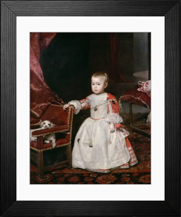 Framed Print : Portrait of Infante Philip Prospero, Prince of Asturias (1657-1661), 1659. Artist: Velazquez, Diego (1599-1660) Framed Print : Portrait of Infante Philip Prospero, Prince of Asturias (1657-1661), 1659. Artist: Velazquez, Diego (1599-1660)