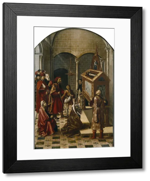 Framed Print : The Tomb of Saint Peter Martyr, 1493-1499. Artist: Berruguete, Pedro (1450-1503) Framed Print : The Tomb of Saint Peter Martyr, 1493-1499. Artist: Berruguete, Pedro (1450-1503)