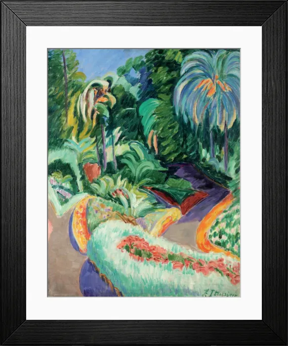 Framed Print : Garden, ca 1913-1919. Artist: Iturrino, Francisco (1864-1924) Framed Print : Garden, ca 1913-1919. Artist: Iturrino, Francisco (1864-1924)