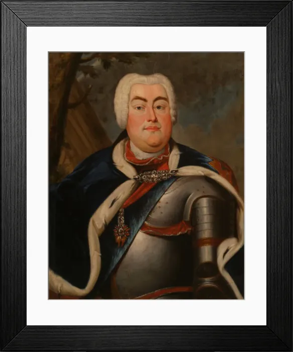 Framed Print : Portrait of Augustus III of Poland. Artist: Anonymous Framed Print : Portrait of Augustus III of Poland. Artist: Anonymous